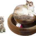 Magic Organ Cat Scratcher Board Cat Ball Adventure The Ultimate Interactive Mental Physical Exercise for Indoor Cats Toy