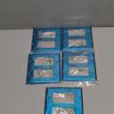 [5 Pack] BESTTEN 2 Gang Decor Metal Wall Plate with Plastic Film, Decorator Stainless Steel Outlet Cover, Durable Corrosion Resistant Industrial Grade Material, H4.53” x W4.57”, Brushed Finish, Silver