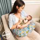 Boppy Nursing Pillow - Firm, Ergonomic U-Shaped Bottle and Breastfeeding Pillow with High Lift for Comfort and Support, Spacious Surface - Colorful Forest Animals