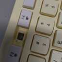 Wireless Keyboard and Mouse Combo, Full-Sized Wireless Keyboard and Adjustable DPI Mouse, 2.4GHz USB Receiver, Keyboard and Mouse for PC, Windows, Desktop, Laptop (Canary Yellow)