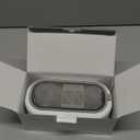 Ultrasonic Jewelry Cleaner, 48KHz Ultrasonic Cleaner Machine for Jewelry, Eyeglasses, Rings, Watch Strap, Dentures-Dual Cleaning Modes, 304 Stainless Steel Tank (White)