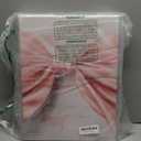 HOMEOART Bow Painting Canvas Print Bow Picture Bathroom Decor Bedroom Wall Decor 12x16inchx3Pieces Framed (Pink)