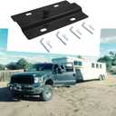 16055 5th Wheel to Gooseneck Adapter Hitch - 30,000 lbs Capacity, 2-5/16" Ball, Hard Alloy Black Powder Coating - Towing Revolution!