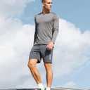 Riskrole 2 Pack Men's Athletic Shorts 7 Inch Inseam Lightweight Quick Dry Running Shorts for Men Gym Workout Shorts