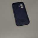 Vooii Compatible with iPhone 16 Case, Liquid Silicone Upgrade [Camera Protection] [Soft Anti-Scratch Microfiber Lining] Shockproof Phone Case for iPhone 16 6.1 inch - Navy Blue