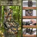 Tree Stand Seat Replacement with Storage Pocket&Adjustable Straps, 17 x 12.99 x 3.94 inches
