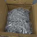 T Post Clips 500 pcs Fence Wire Tensioner, Galvanized Steel Fence Clips for Securing Wire Garden Farm Highway Sport Fences