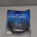 Ultra Clarity Cables Cat 6 Ethernet Cable 100 ft, Outdoor&Indoor 10Gbps Ethernet Cable, High Speed Cat6 Cable RJ45 LAN Internet Cable for Computer, Router, Modem, PS4/5, Xbox, Gaming - Black