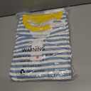 Women Striped Oversized Sweatshirt Long Sleeve Crewneck Hoodies Shirts 2024 Fall Pullover Top Trendy Preppy Clothes (L)