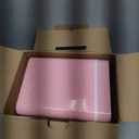 Iceblue Mini Fridge, 13 Display Modes Adjustable LED Light Mirror Gaming Mini Fridge, 4 Liter /6 Cans Gaming Small Refrigerator, AC/DC Dual-use Beverage Skincare Fridge for Bedroom, Gift - Black