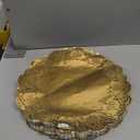 Phantomon 200 Pcs 12 Inch Gold Lace Paper Doilies  Disposable Gold Foil Placemats for Cakes, Dessert Display, Dining Table, Weddings, Birthday Parties (Gold, 12 Inch)