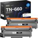 TN660 Compatible Toner Cartridge Replacement for TN660 TN-660 TN 660 TN630, Compatible with HL-L2300D HL-L2380DW HL-L2320D DCP-L2540DW MFC-L2700DW MFC-L2685DW Printer (2 Black Toner)