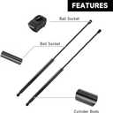 Front Hood Lift Supports Struts Gas Shock Spring - Compatible for Toyota Tundra 2007-2013 for Toyota Sequoia 2008-2014 - Replace Part 534400C020 Set of 2