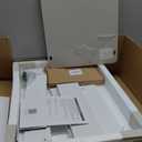 TETOTE 14 x 18 Medicine Cabinet with Tempered Beveled Mirror White Bathroom Mirror with Storage Aluminum Cabinet DTC Hinges, Stepless Adjustable Shelves, Recessed/Surface-Mounted