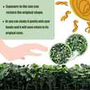 Artificial Ivy Privacy Fence Screen,128"x 72" (64 SQFT) UV-Anti Faux Boxwood Roll Grass Wall Panels for Patio Balcony Privacy, Garden, Backyard Greenery Wall Backdrop Decor