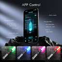 DAMIENSABER Upgrade RGB3.0 Smooth Swing Motion Control Dueling Light Saber, 16 Sound Fonts Luke Light Saber with 16 RGB Solid and Infinite Color Changing, Rechargeable Metal Hilt for Adults