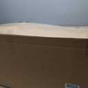 BYBYME Tri-Folding Corduroy Mattress, 6 Inches Gel Folding Mattress Topper, Foldable Soft Guest Bed Camping Pad, Washable Cover (Grey, Twin)