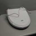 Heat Bidet Toilet Seat with Fully Automatic Adjustment, Stainless Steel Nozzle, Heated Seat, Adjustable Warm Water and Air Dryer, Night Lighting, Power Saving, Wireless Control, Elongated