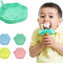 2025 New Children's Silicone Popsicle Holders, Reusable Silicone Popsicle Holder, Suitable for Frozen Popsicles and Ice Cream, Children's Hands Won't Get Dirty -4count