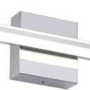 Modern Bathroom Light Fixtures Dimmable LED Vanity Lights Chrome Lamps for Bathover Mirror 24 Inch Vanity Sconces Indoor 16W Bar Lighting for Bathrooms Restroom Bedroom 6000K Wall Light for Bathroom