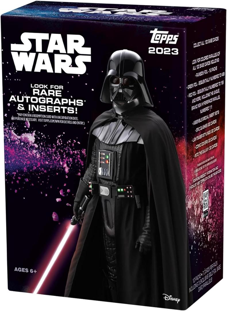 Star Wars 2023 Topps Value Box | 10 Packs Per Box