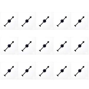 Lohoee 15Pcs Transparent Spinners Math Game Spinner with Rotating Arrow for Party Games and Teaching Using