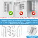 Right AAP73252202 AAP73252209 Refrigerator Door Bin Replacement Door Shelf Bin Fits for L.G Ken-more Elite Refrigerator by AMI PARTS