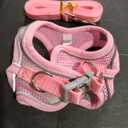 Soft Mesh Dog Harness and Leash Set,No Escape Puppy Harnesses for Training Walking， Reflective Adjustable Puppy Vest for Small Medium Dogs, Cats (Pink, XXXS)