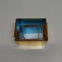 Chuangdi 2 Sets Acrylic Display Risers, Product Stand, Jewelry Display Riser Shelf Showcase Fixtures for Dessert Cupcake Candy Figure Treat Action Showcase(Gold, Small Set)