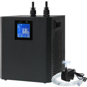 Aquarium Chiller 79 Gal, 1/3 HP Water Chiller Machine, Hydroponic Cooling System, Fish Tank Chiller with Upgraded LED display, for Axolotl Jellyfish