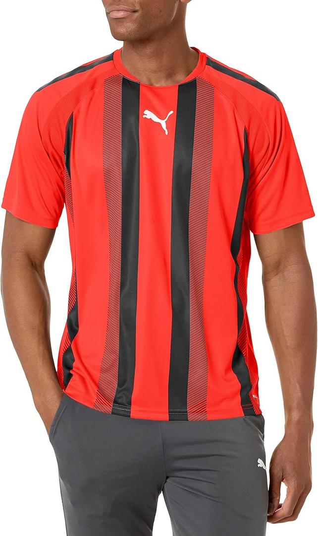 PUMA Men's Teamliga Jersey (X-Large, Red/Black/White)