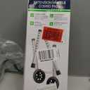 Drive Medical Deluxe Extended Height 5" Walker Wheels and Legs Combo Pack, Gray, 5"