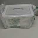 Farmoon 12 Quart Clear Storage Bin, Plastic Stackable Box/Cotainer with Lid and Grey Handle