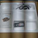 Under Desk Elliptical Machine, Electric Elliptical Leg Exerciser for Seniors with 12 Adjustable, Portable Quiet Elliptical Exercise Machine, Seated Pedal Exerciser with Remote Control (Orange)