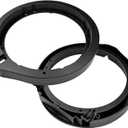 6.5In Speaker Adapter for Honda, Speakers Mounting Brackets Gasket Speaker Spacers Adapter, Car Door Stereo Audio Video Modified Gasket for Honda Accord Spritzer Civic Frontier CRV Colorado(2PCS)