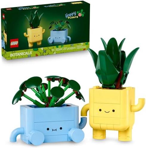 LEGO Botanicals Happy Plants Building Toys - Bedroom or Dorm Room Decor for Girls, Boys, & Adults, Desk or Shelf Display - Birthday Gift Ideas for Kids, Ages 9+ - 10349 LEGO Botanicals Happy Plants Building Toys - Bedroom or Dorm Room Decor for Girls, Boys, & Adults, Desk or Shelf Display - Birthday Gift Ideas for Kids, Ages 9+ - 10349