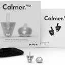 Flare Audio Calmer | Noise Reducing Ear Plugs Alternative | Silicone Reusable Ear Plugs for Noise Sensitivity, Focus and Travel | Ear Plugs for Noise Reduction (pro mini, White)