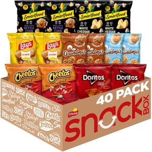 Frito-Lay Ultimate Snacktime Mix with Grandma's and Classic Snacks, 0.6 ounces , (Pack of 40) Best By July 14, 2026