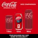 Coca-Cola Fridge Pack Soda Soft Drink, 12 fl oz Cans, 12 Pack - Classic Cola Soda Cans (EXP 04/12/27)
