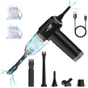 YHCHKJ Mini car Vacuum Cleaner, dust Blower, LED Display, Wireless Handheld Vacuum Cleaner, Pure Copper Motor 15000PA high Power, Portable car, Office, Keyboard and Home Cleaning