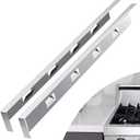 2Pcs Adjustable 23'4-26' Stove Gap Cover Range Gap Filler 316 Stainless Steel Counter Trim Kit Between Stove Edge and Counter Don't Melt Like Silicone Heat Resistant and Easy to Clean (Silver)