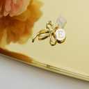 MORWLAT Bow Letters Dust Plug Charm Compatible with Kindle Paperwhite,Type C/USB C Dust Plug, Women Gift for E-Reader Lover Teachers Students(E)