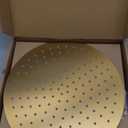 BSTIIU Rainfall Shower head, 12 Inch Round Shower Head, Wall or Ceiling Mounted Ultra Thin Stainless Steel High Pressure Shower Head with Touch-Clean Nozzles, Brushed Brass Gold