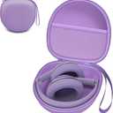 Headphone Case Compatible with JBL Tune 520BT 510BT 720BT 770NC/BERIBES/TOZO/KVIDIO/Beats/Soundcore Anker Noise Cancelling Over-Ear Headphones, Deep Purple