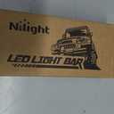 Nilight Led Pods 2Pcs 18W 1260LM Flood Off Road Lights Super Bright Driving Work Fog Lamps for Trucks Pickup Golf Cart SUV ATV UTV 4x4 Van Camper Boat