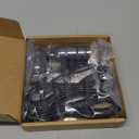 Honoson Lamp Repair Kit Table Rewire Lamp Parts with 3 Way Socket Matching Cord and Essential Hardware Wiring Kit for Table Floor DIY Design Repair Light Do It Yourself (Black)