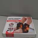 2-Pack Cordless Foot Massager for Neuropathy, Foot and Ankle Massager, Ankle Heating Pad with Massage, 6 Heat Levels & 3 Massage Modes with Timer (Black)