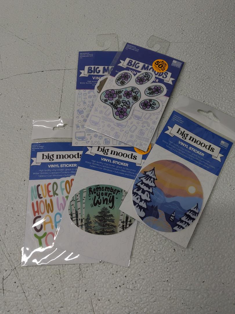 BIG Mood Vinyl Sticker 5 Pack