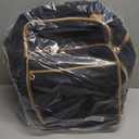 Hautton Nail Polish Organizer Holds 126 Bottles, Extra Large Storage Bag with 3 individual drawers, Professional Sturdy Lamp Supplies Nail Polish Travel Case Gift for Manicurist -Black