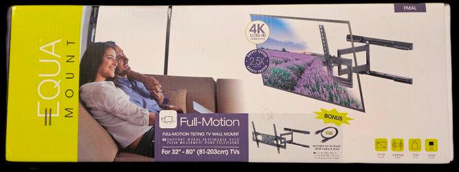 EQUA MOUNT Full- Motion For 32"-85"+(81-216cm+) TVs